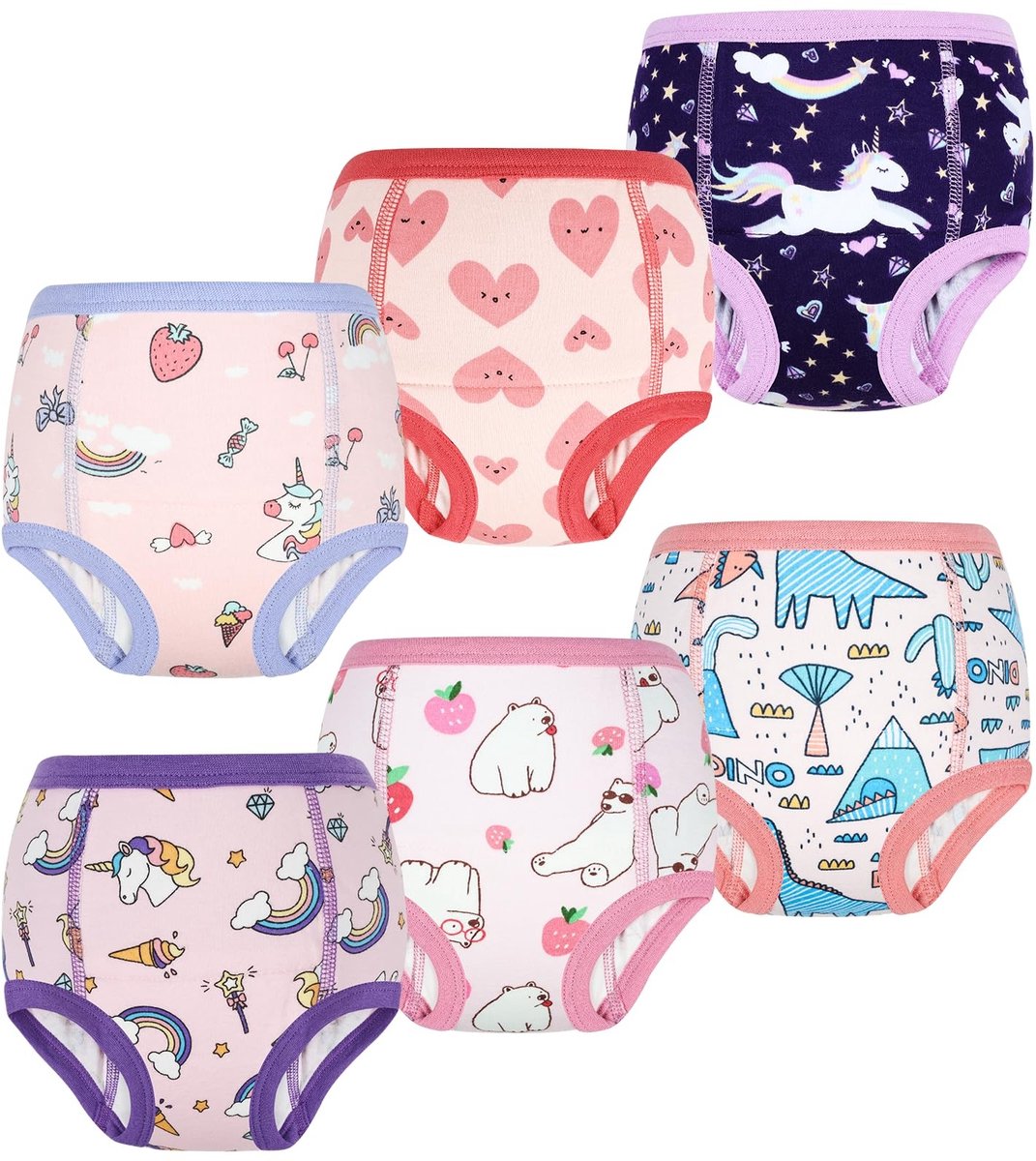 Kinder Trainingsbroek Set van 6 - Voor 2-9 Jaar