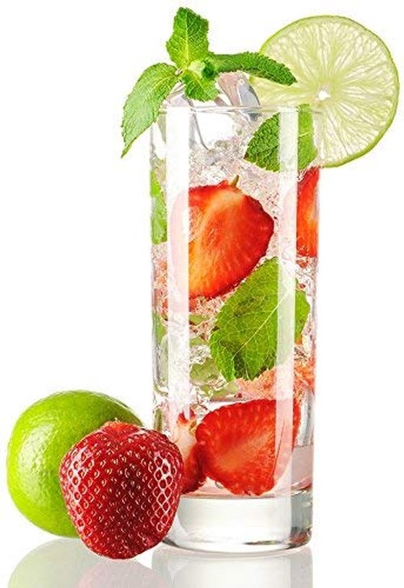 Cocktailglazen - Modern design - 220 ml - Set van 6