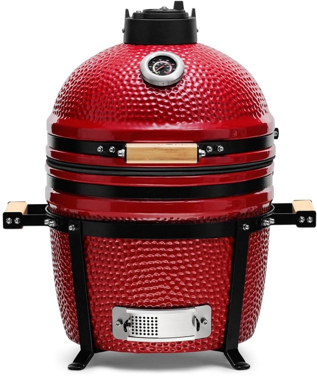 Kamado Barbecue 15 Inch Minimo - Rood