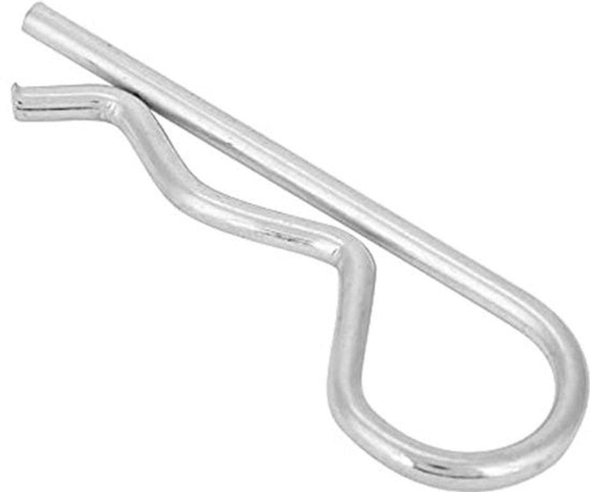 10 stks zink b type spalk tractor pin clips lock assortiment trekhaak (3x60mm)