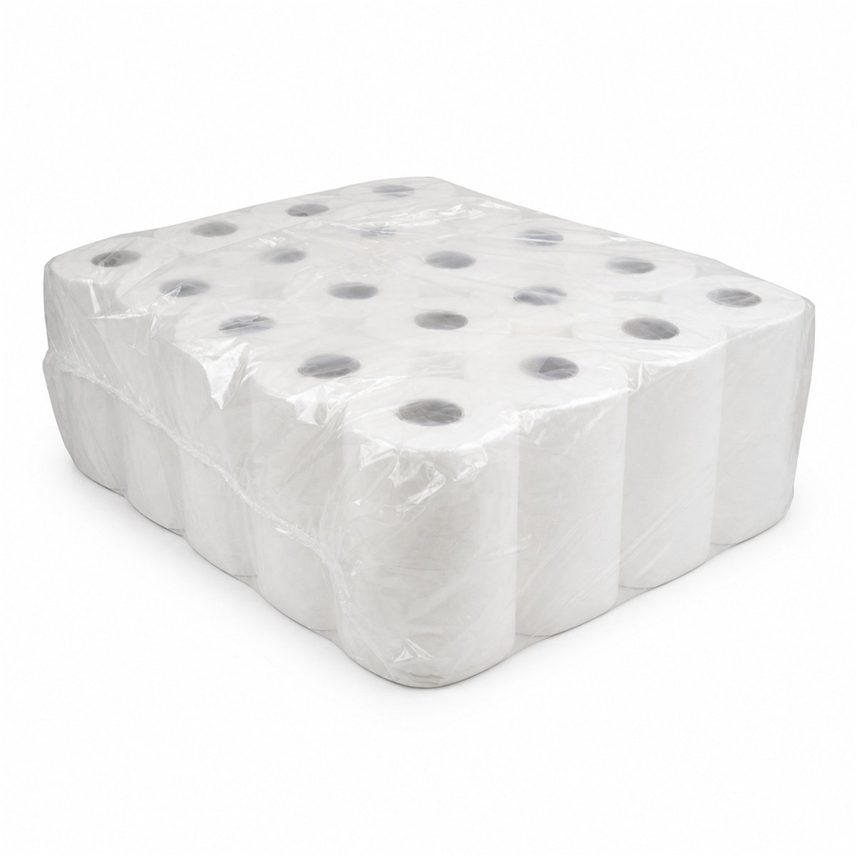 Inpakr Toiletpapier - 40 Rollen - 2-laags Wit Cellulose - 400 Vellen per Rol - 11 x 9,5 cm
