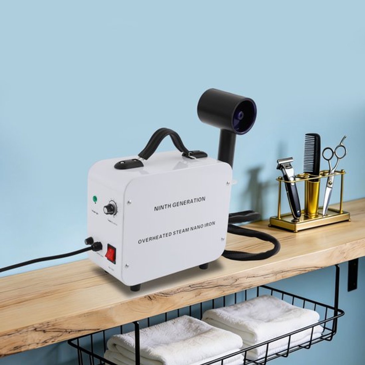 Haarstomer Ivoor - 1300 W Vermogen - 300 ml Inhoud - Kunststof Materiaal - Voor Thuis En Salon