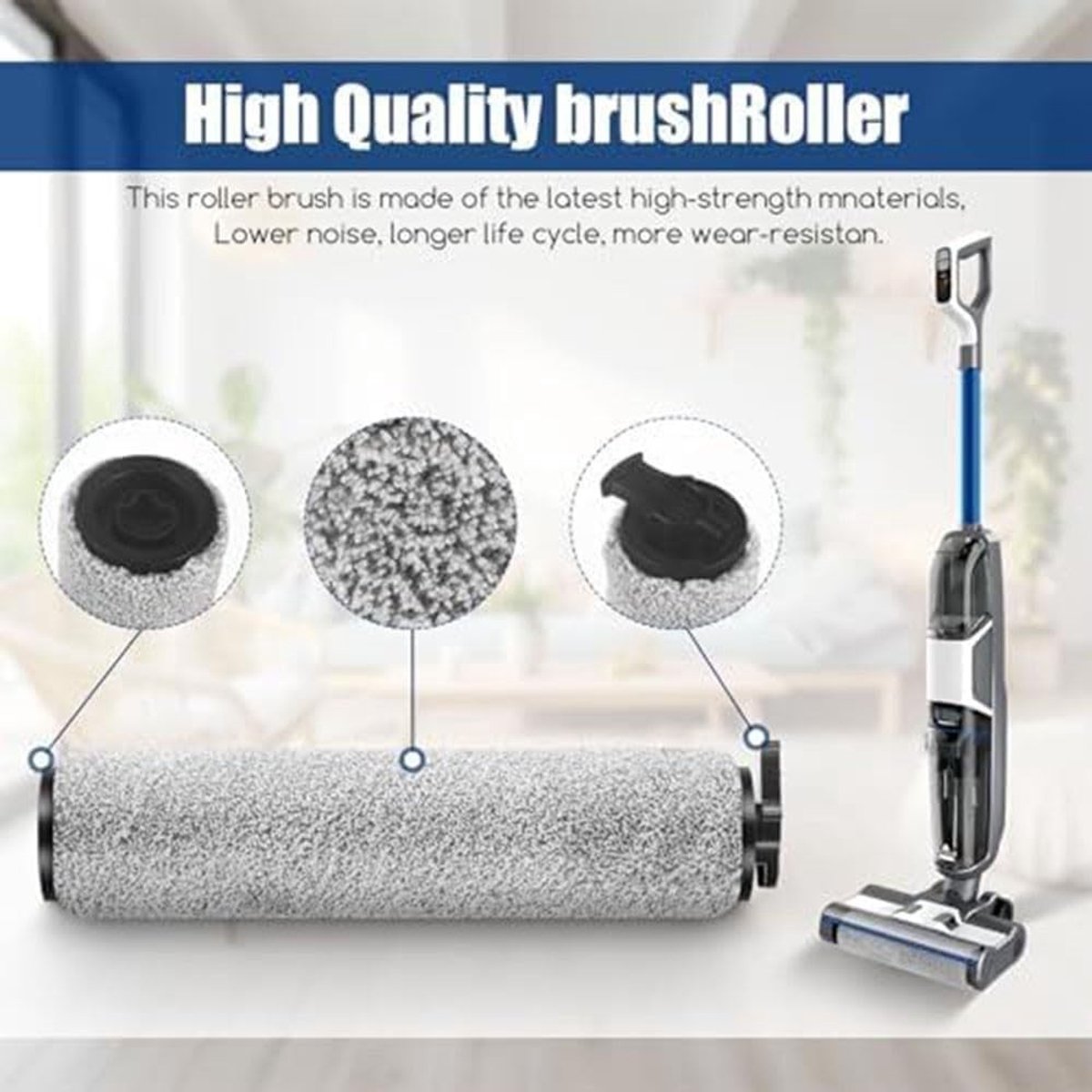 Rollerborstel en Filter voor Bissell Crosswave HF2/3845N/3831 Vloerreinigers, Hoge Kwaliteit en Efficiëntie – foto 4