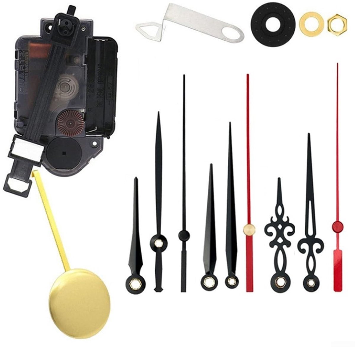 Kwartsslinger Klok Mechanisme Kit - Voor DIY Wandklok Maken