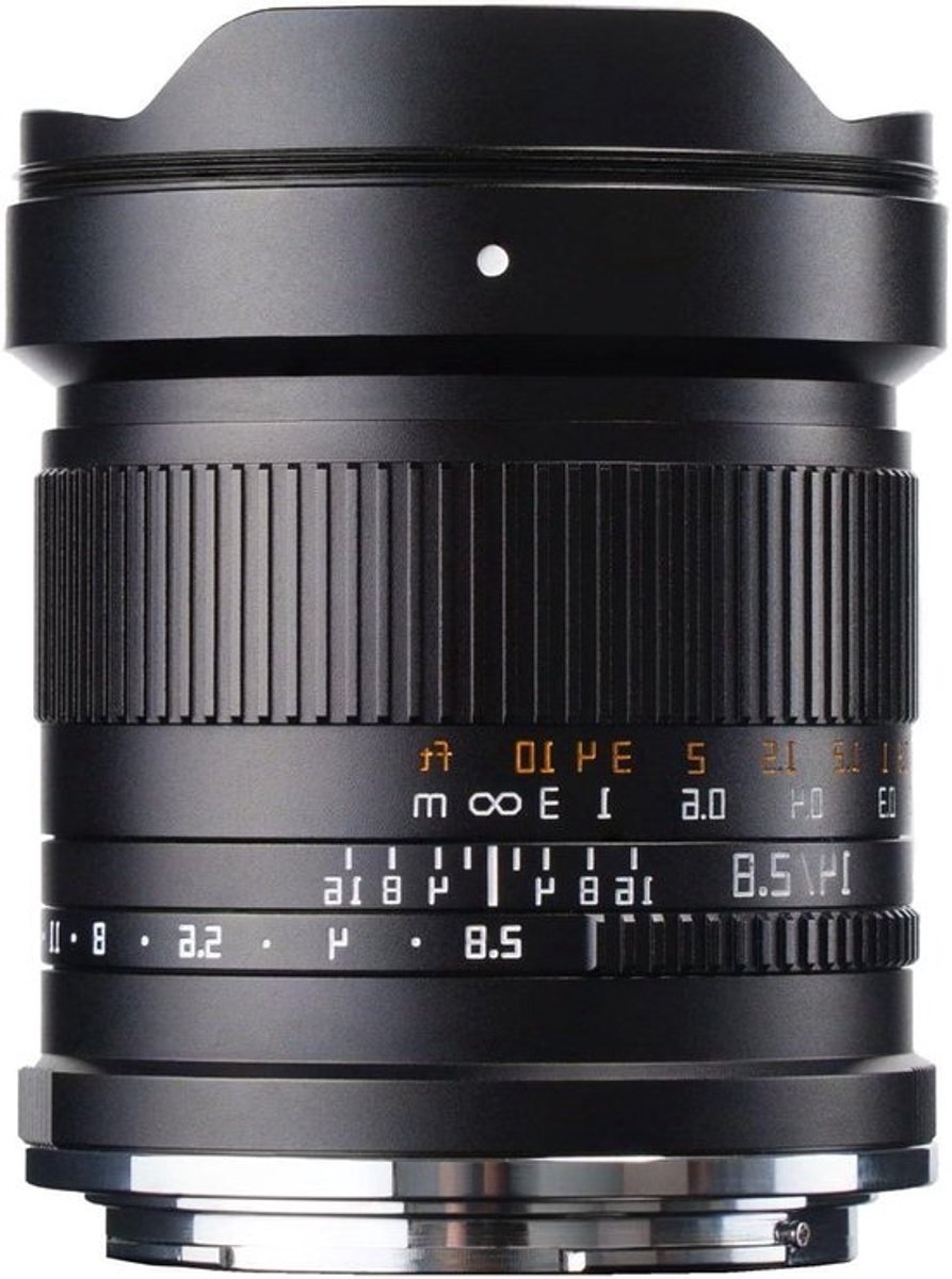 Groothoeklens - Ultragroothoeklens Prime lens - Landschapsfotografie - 114 graden beeldveld - 14 mm - Zwart
