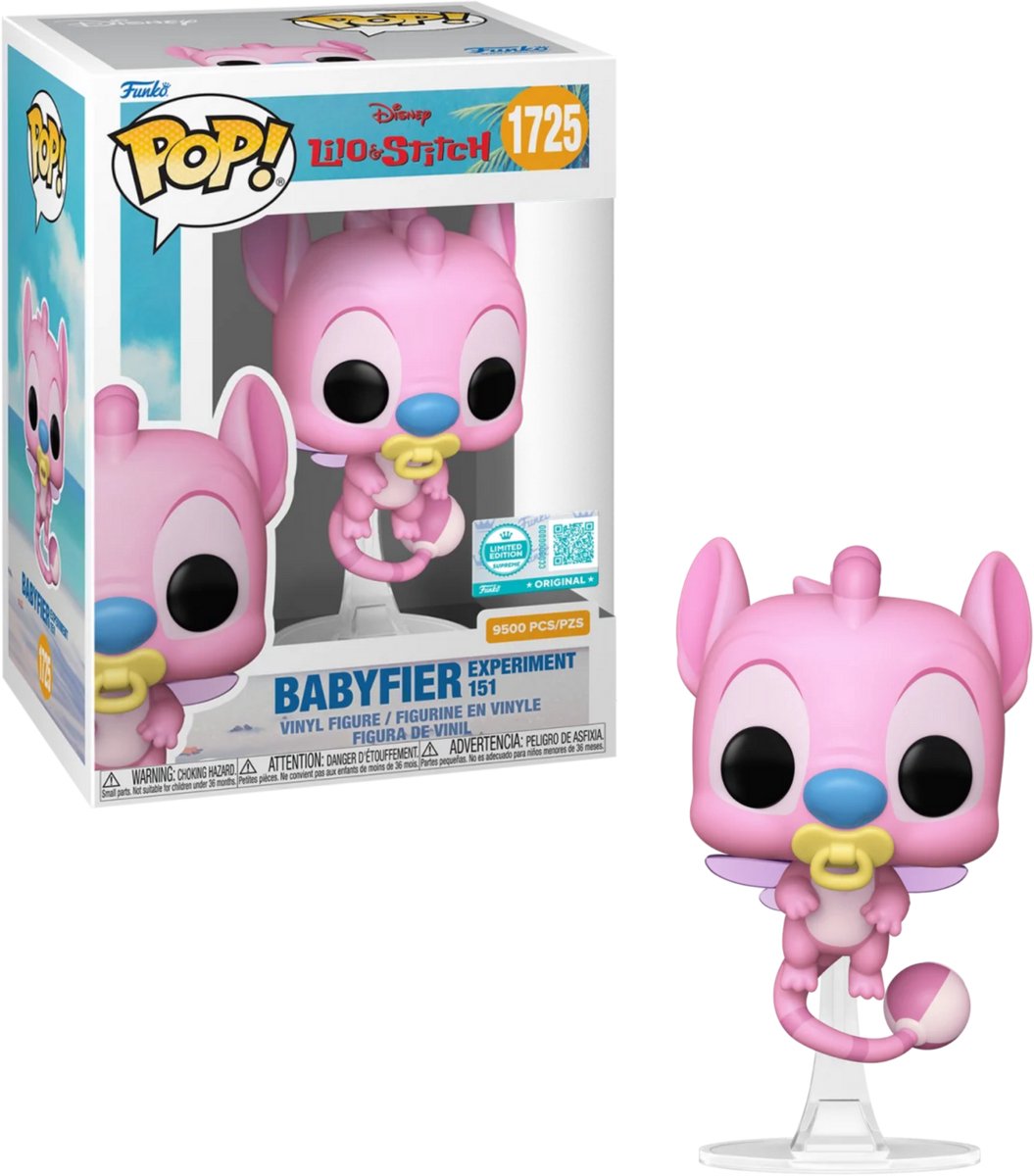 Funko POP! Babyfier 1725 LILO & STITCH 9500pcs Limited Edtion Supreme Exclusive