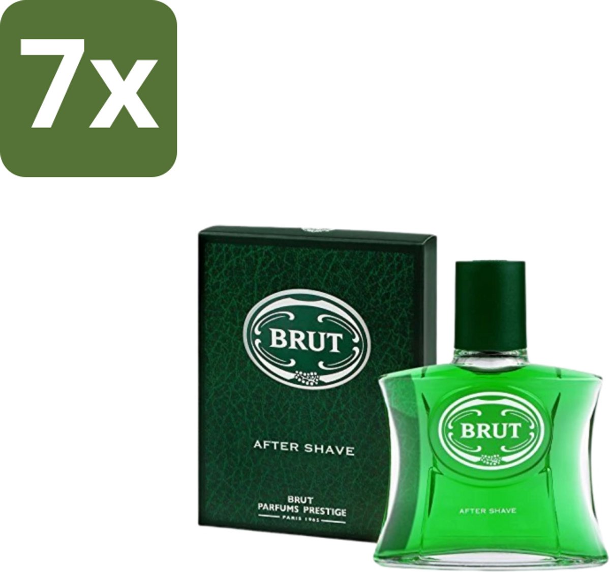 7 x Brut for Men – Aftershave Lotion – 100 ml - Aftershave - Herenverzorging - Klassieke Geur - Scheren - Huid Verzorging