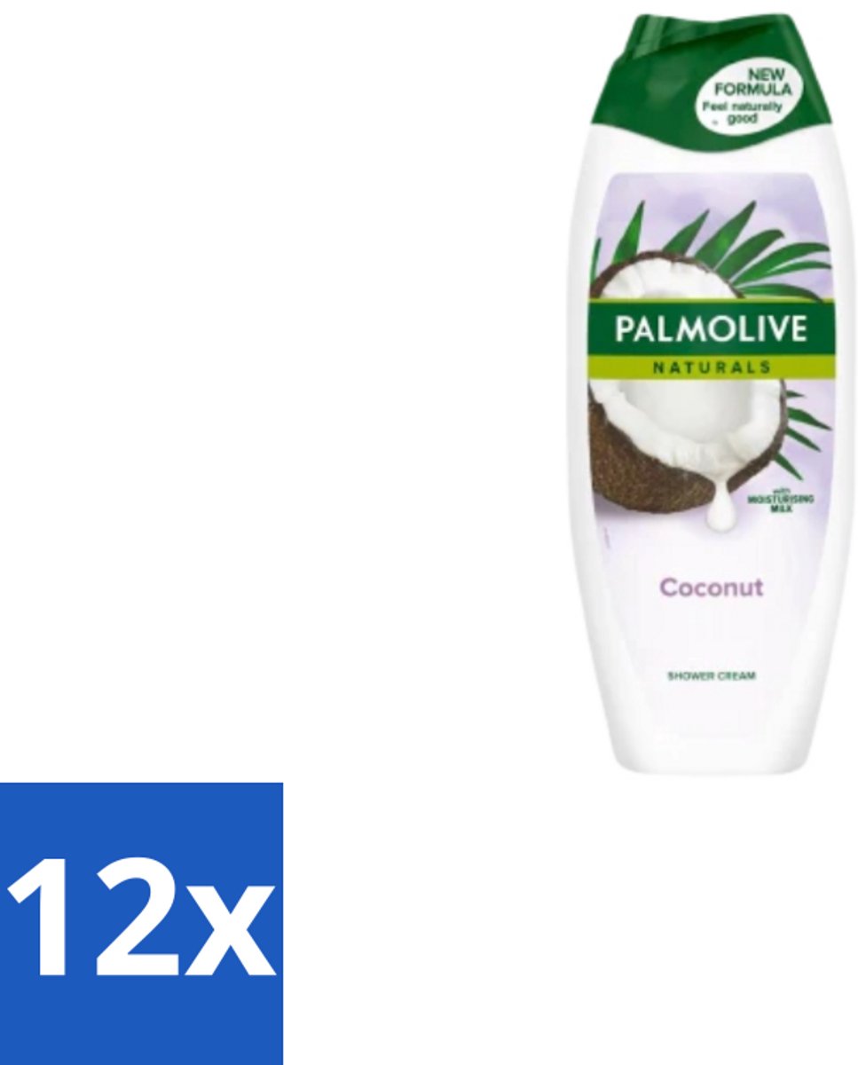 Palmolive – Douchegel – Pure Coconut – 500 ml - Voordeelverpakking - 12 stuks