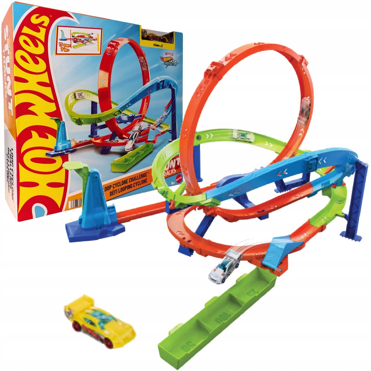 Hot Wheels action loop cycloon challenge