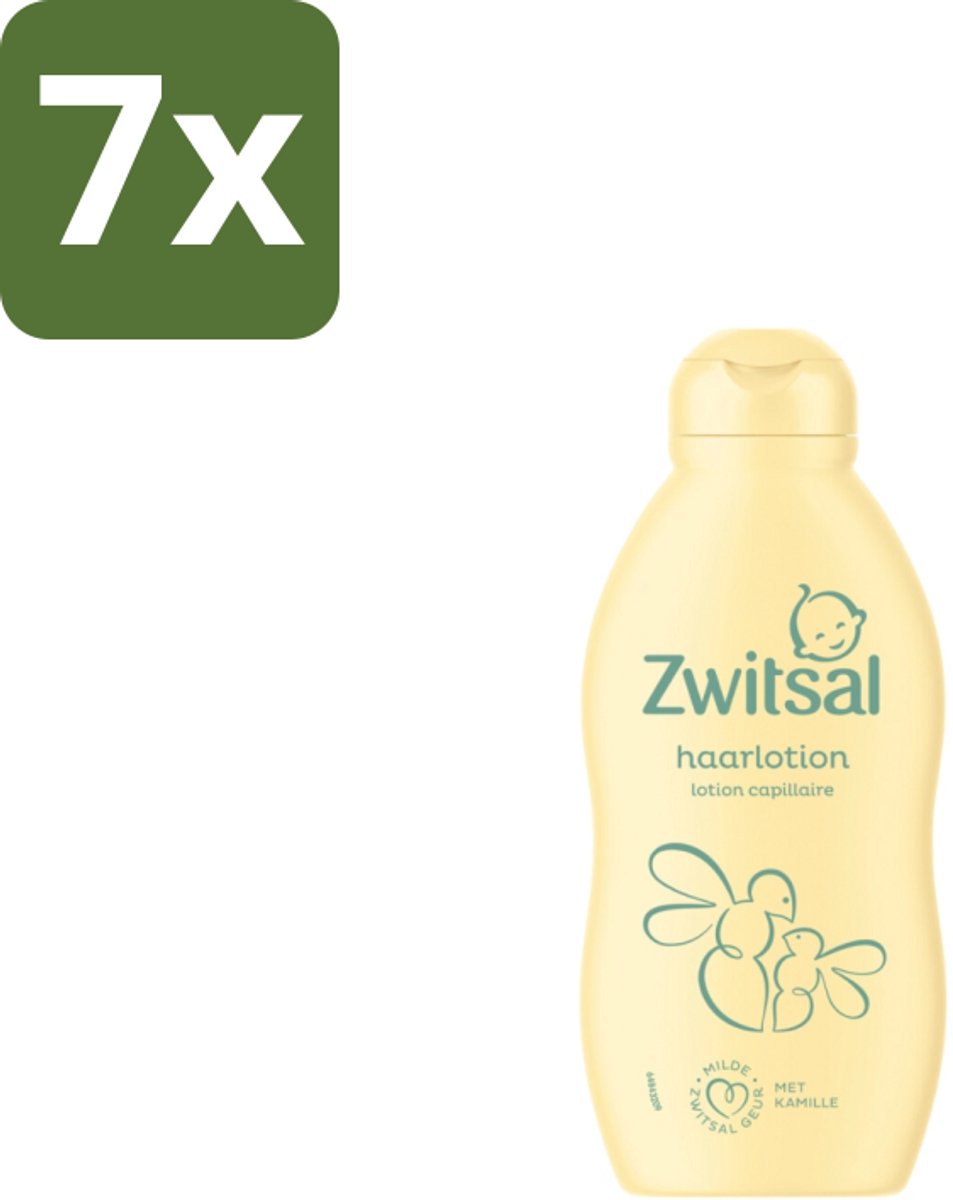 Zwitsal Haarlotion Baby 200 ml - Bulkverpakking - 7 stuks