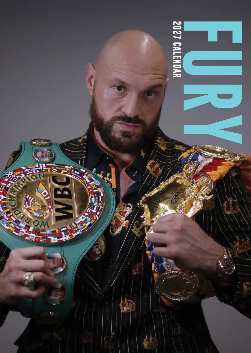 Tyson Fury A3 Kalender 2027