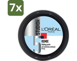 7 x L'Oréal Studio Line Special FX Remix Paste 150 ml - Haarkleur - Haartypen - Haartypen - Haartypen