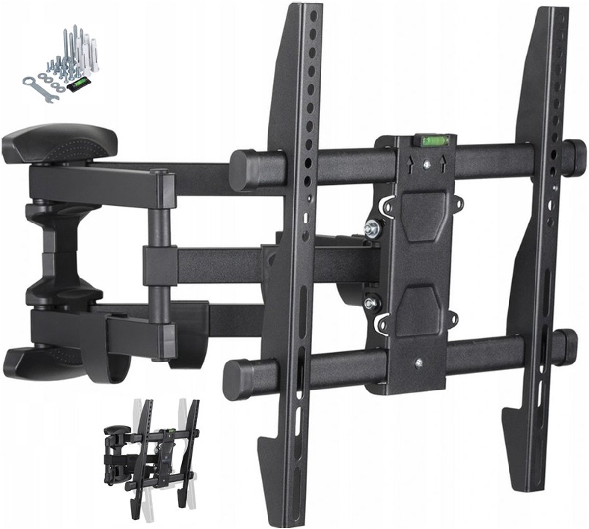 Draaibare TV-muurbeugel voor 42-inch schermen, verstelbaar