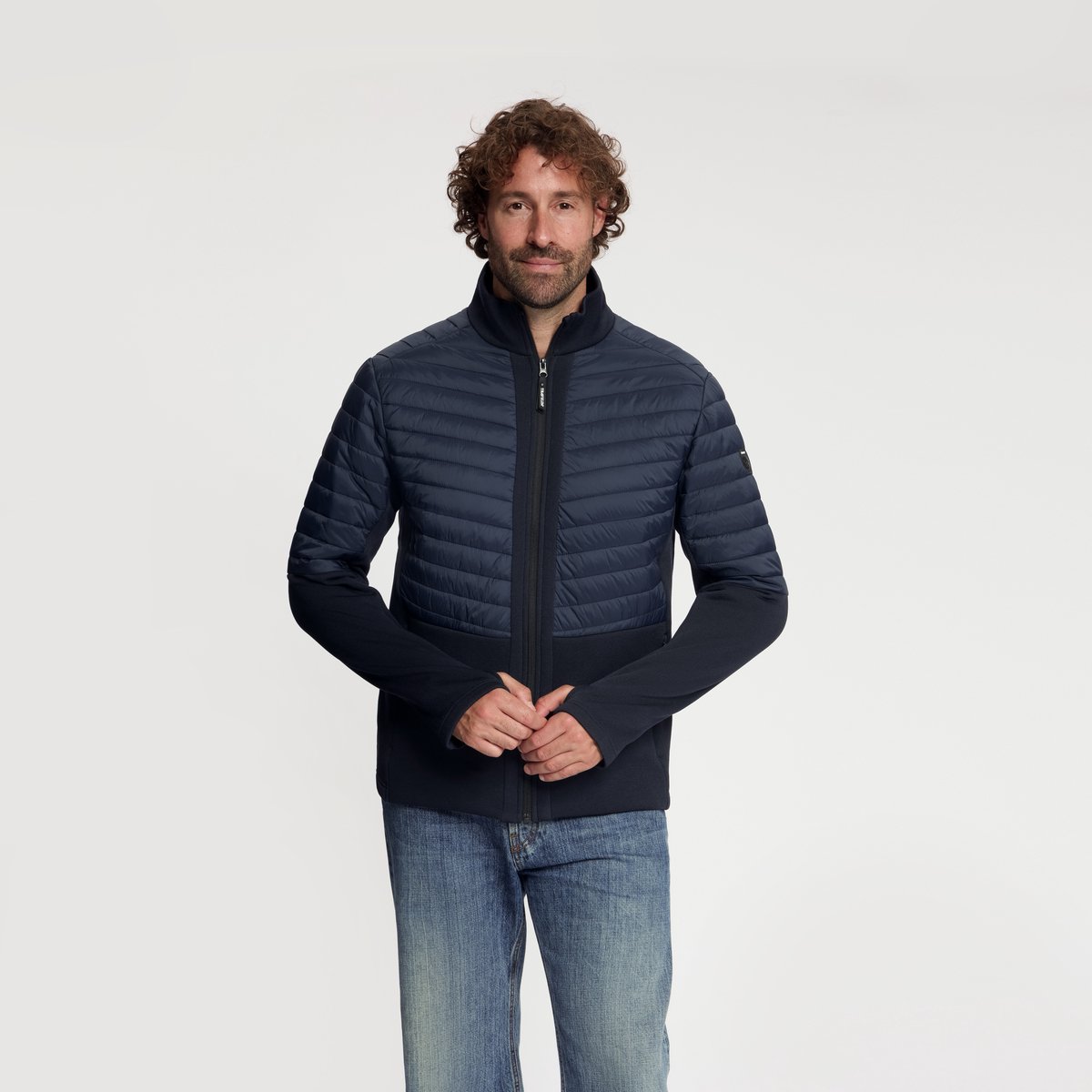 Travelin' Lucio Heren - Outdoorvest - Gevoerd - Navy