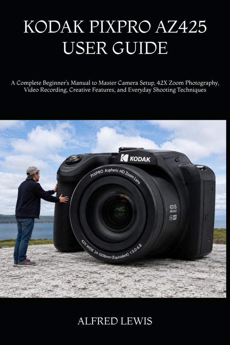 KODAK PIXPRO AZ425 USER GUIDE: A Complete Beginner’s Manual to Master Camera Setup, 42X Zoom Photography, Video - ShopVlot