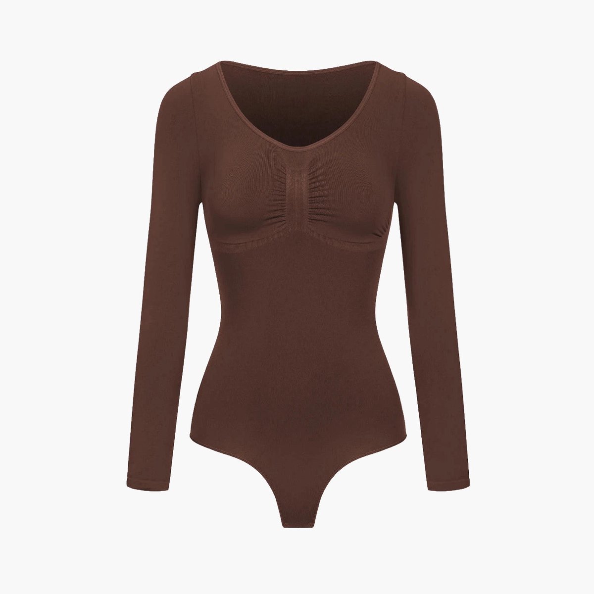 cfab by creamy fabrics Creamy Fabrics - Bodysuit Sculpting Shapewear Lange Mouwen Met Slip - Ademend - Anti-Zweet - Ultra Zacht - Comfortabel - Sculptend - Perfecte Pasvorm
