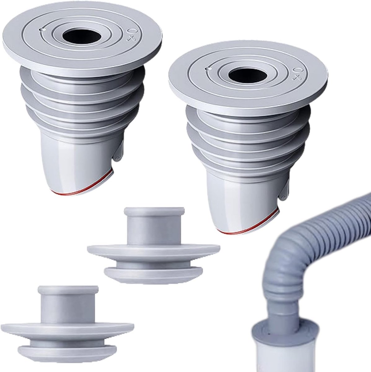 Anti-geurstop voor Wasmachines, 35-40mm Slangverbindingen, Effectieve Geurcontrole en Onderhoud