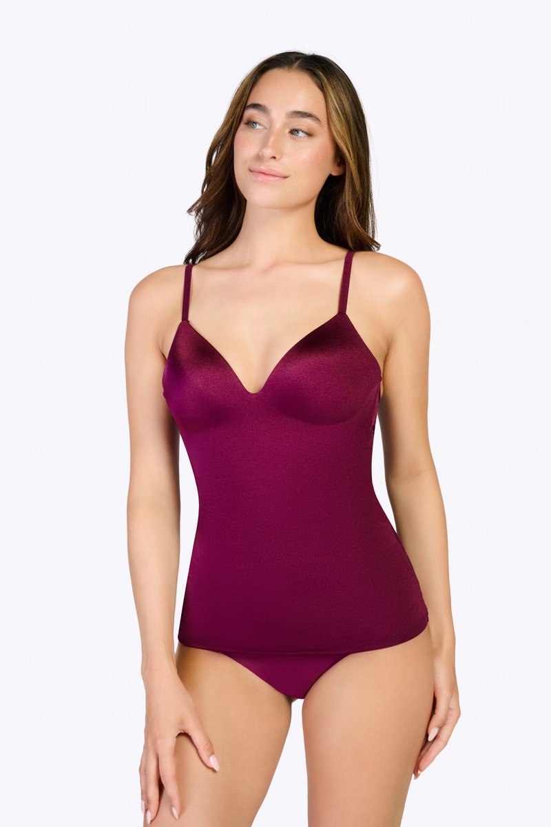 Ten Cate Padded BH Top Cherry Burgundy - Rood