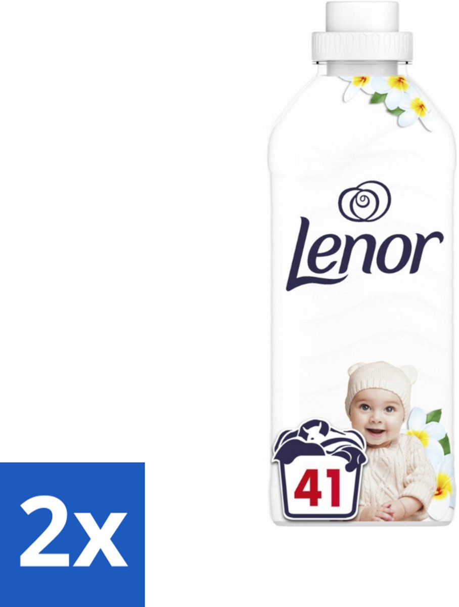 2 x Lenor - Wasverzachter - Gevoelig - Milde Geur - 41 Wasbeurten - Wasverzachter - Lenor - Gevoelige Huid - Milde Geur - Langdurige Frisheid