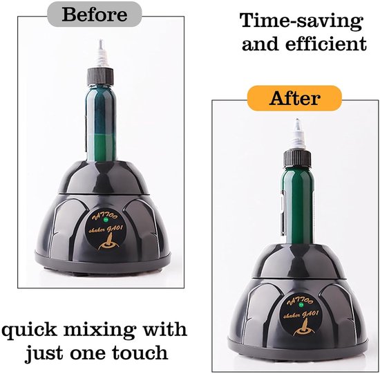 Mini Vortex Mixer - Vloeistofschudder - Snel mengen - 4000 omw./min - Compact formaat - Wit — afbeelding 5
