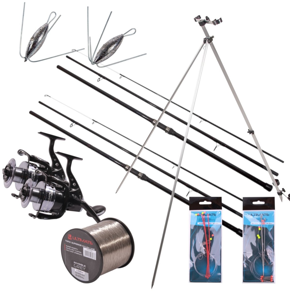 Ultimate BeachForce Strandhengel Set 5.00m - Zeevis Set