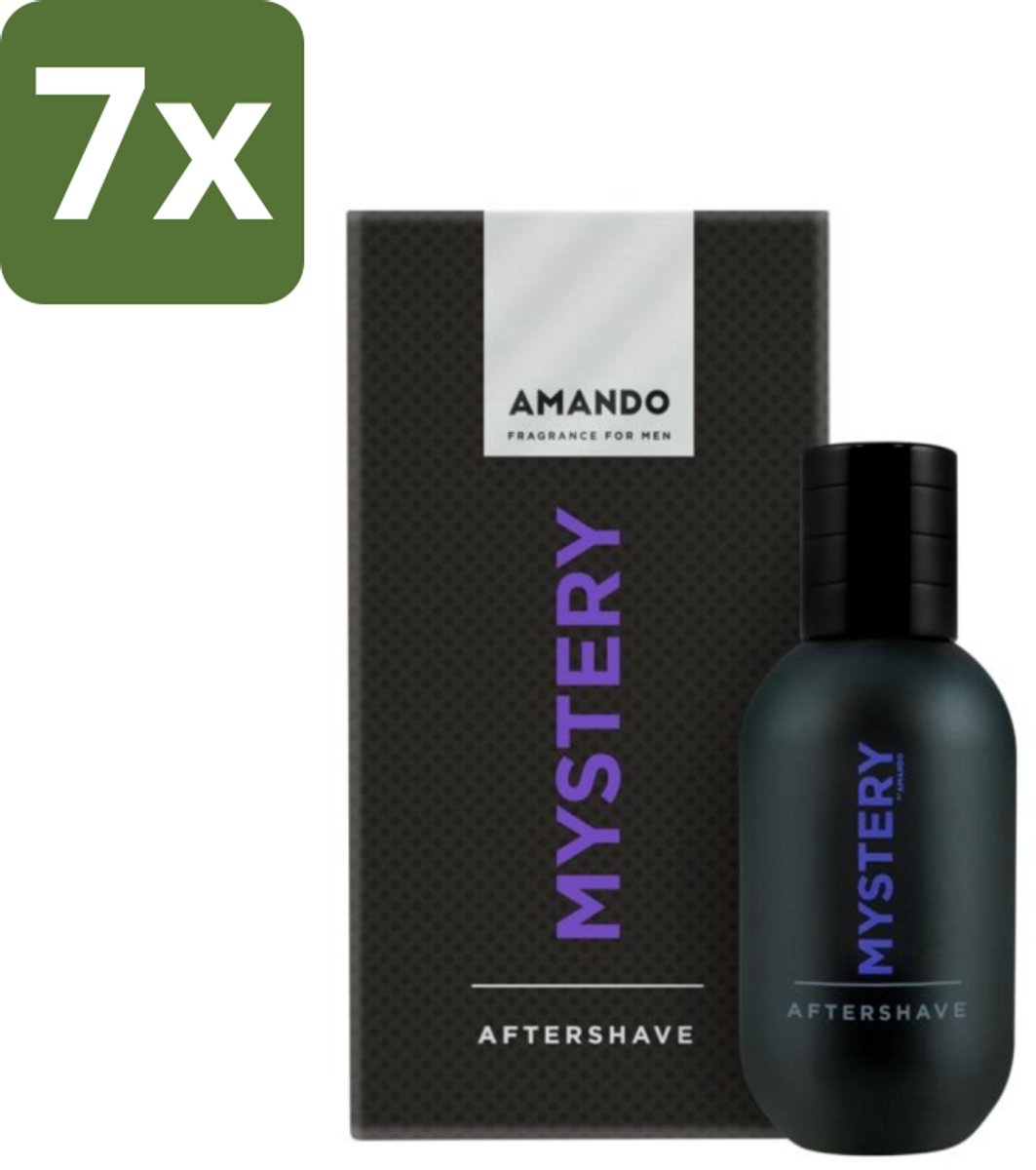 Amando Mystery Aftershave 50 ml - Bulkverpakking - 7 stuks
