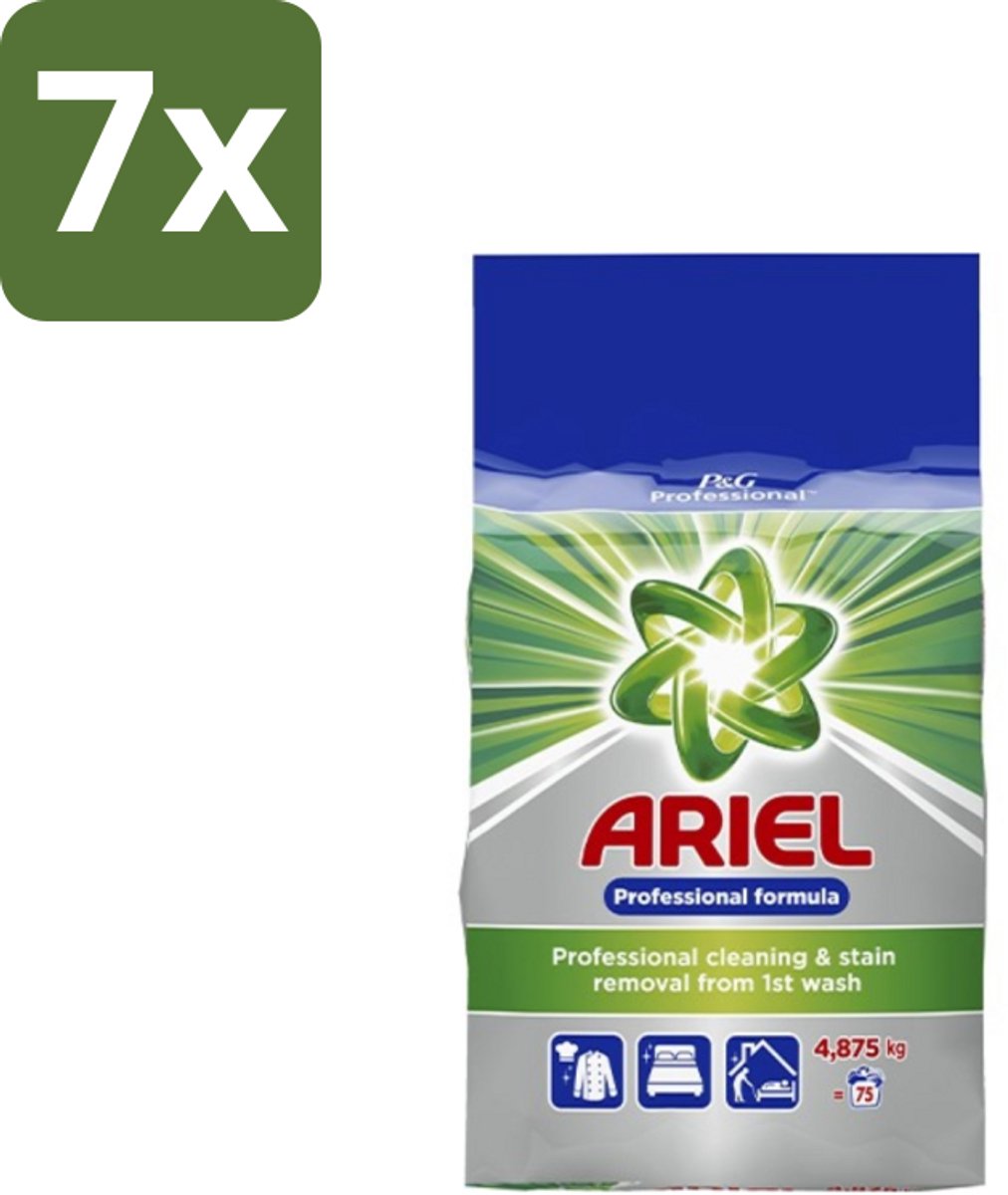 Ariel – Waspoeder Professional – Original – 4,8 kg – 75 wasbeurten - Bulkverpakking - 7 stuks