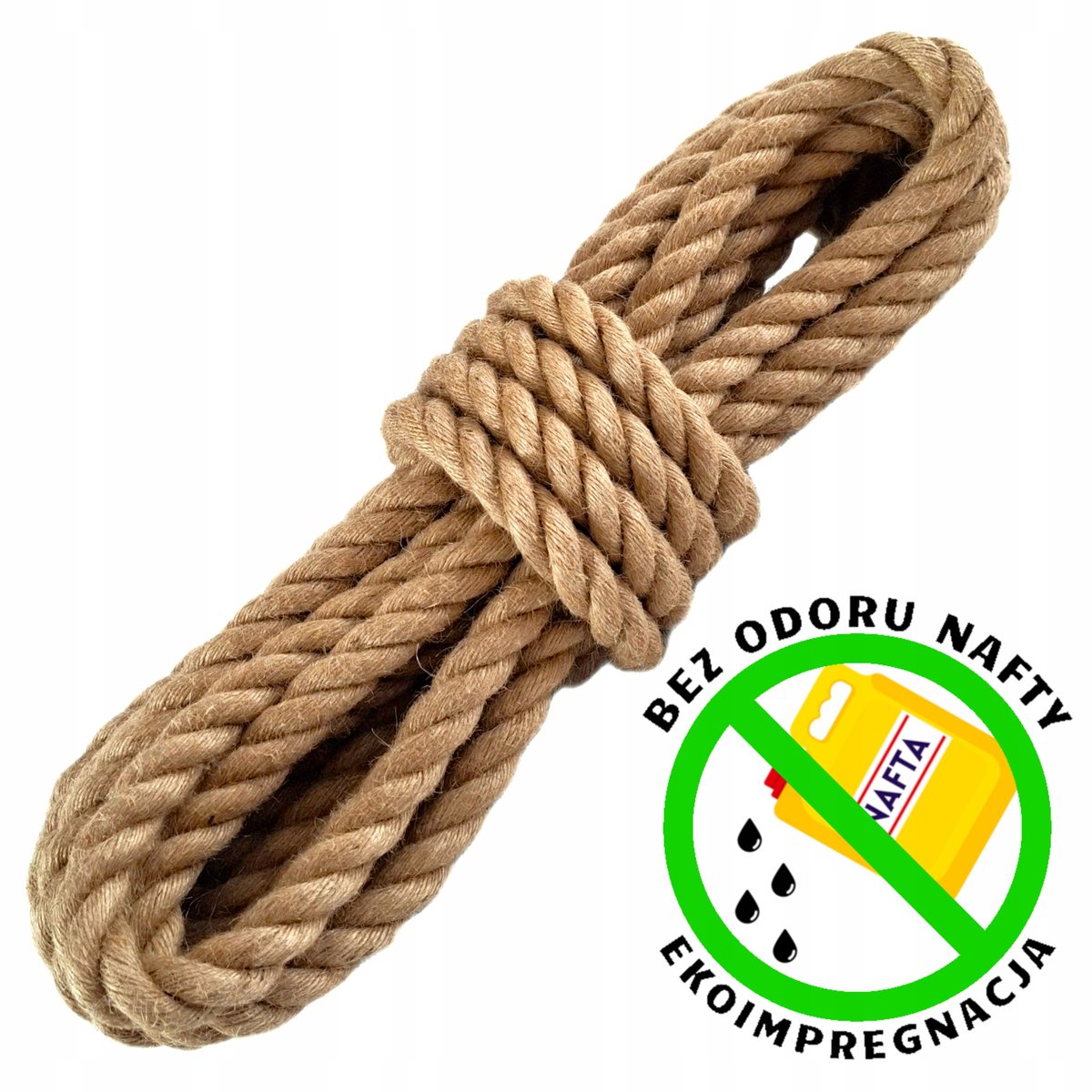 Natuurlijk Jute Touw 22mm 20m - Geurloos & Duurzaam