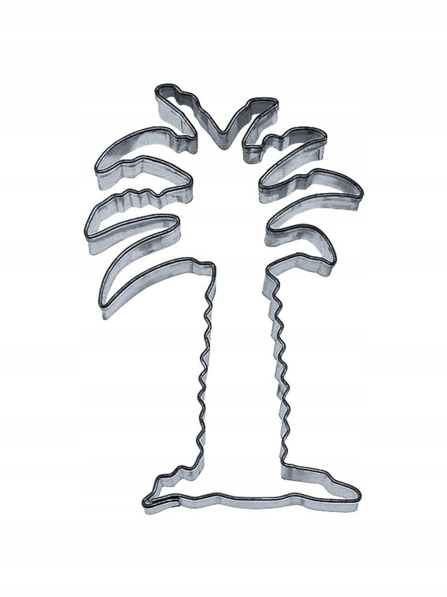 Palmvorm koekjesuitsteker 7 cm - metaal