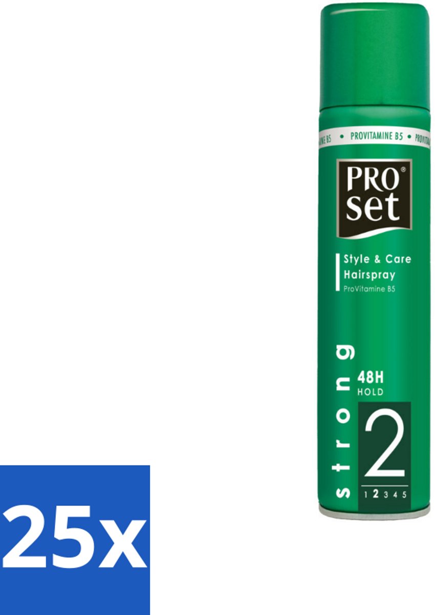 Proset Haarspray Sterk 300 ml - Bulkverpakking - 25 stuks