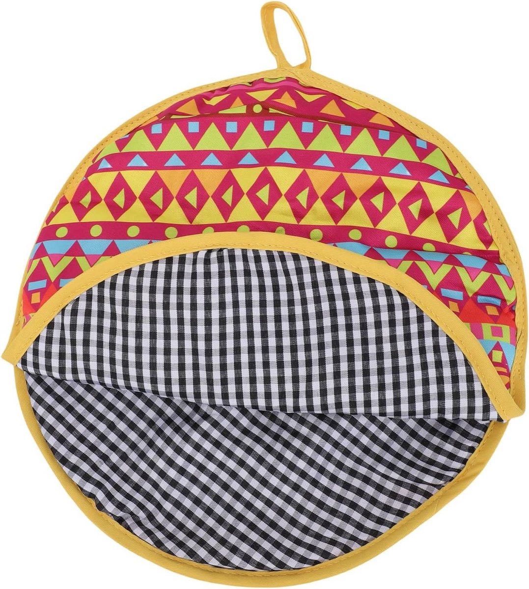 Tortilla Warmer - Brood Warmer - Warme Maaltijden - Magnetron Veilig - 30 cm Diameter - Grijs