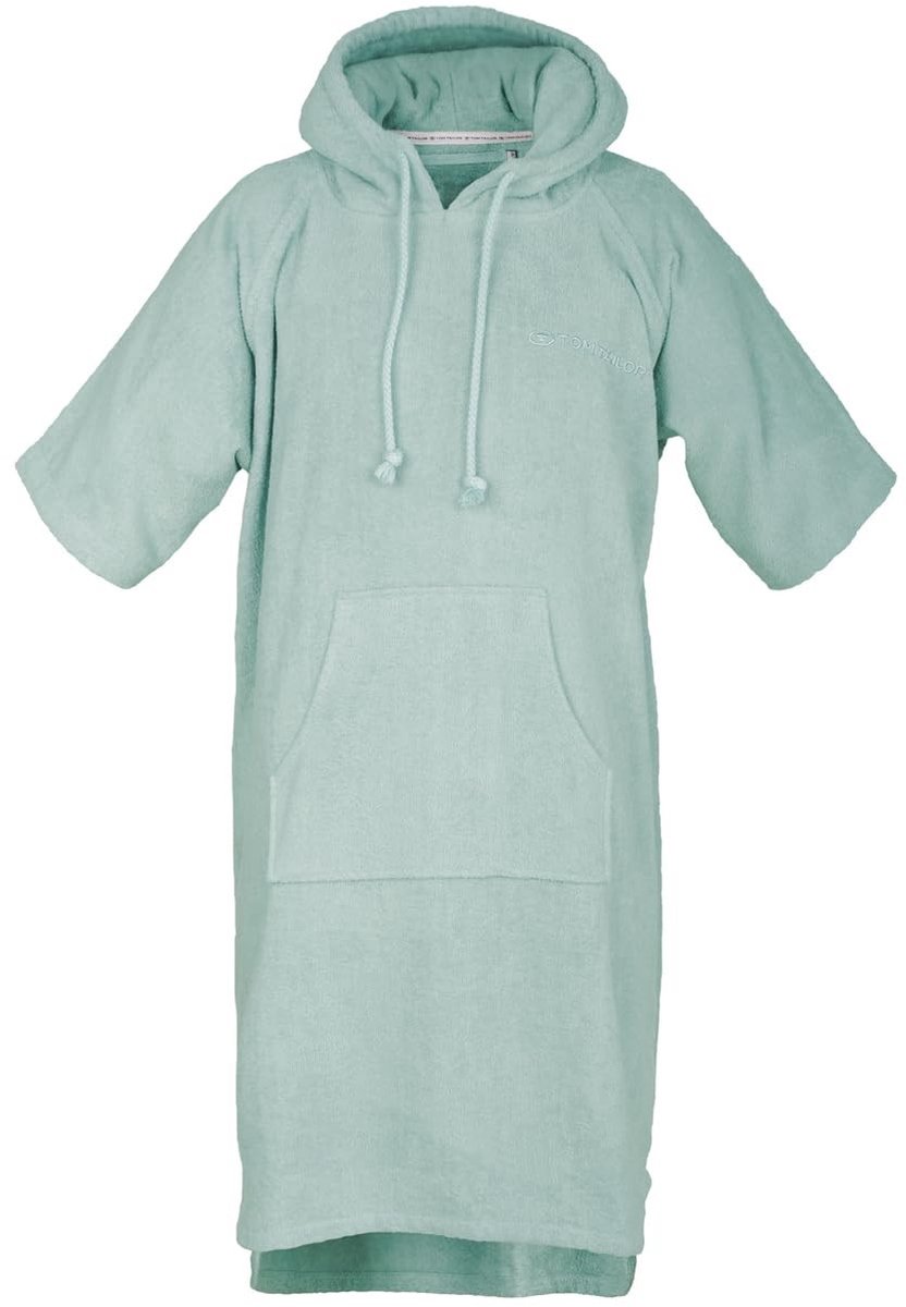 Elzusha - Surf Poncho van Katoen met Kap en Heupzak voor Volwassenen