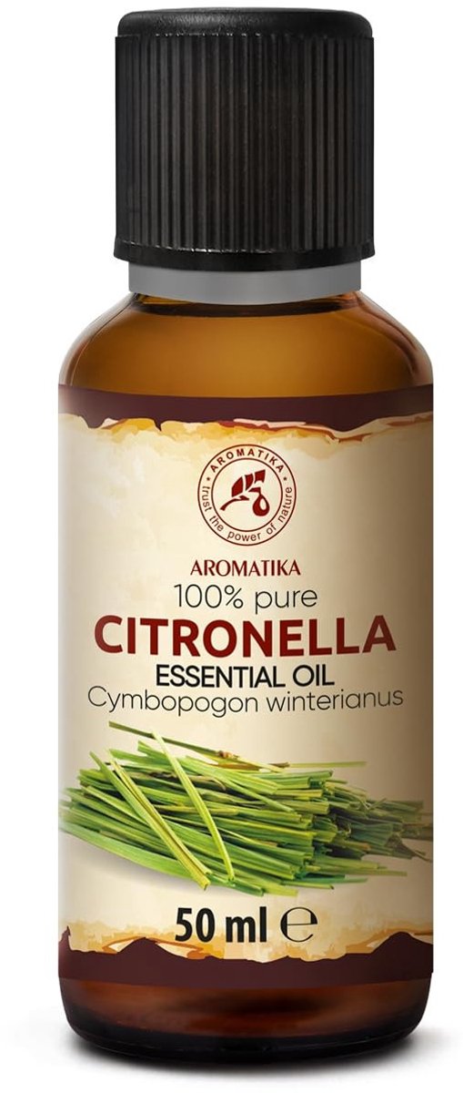 Elzusha - Citronella Etherische Olie 50ml voor Aromatherapie