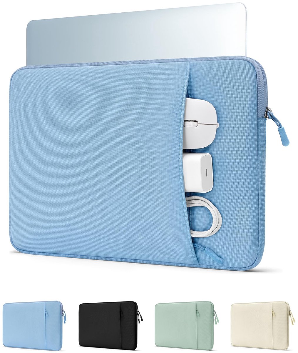 Elzusha - Laptop Sleeve voor 13 inch laptops - Waterafstotend - Airblue