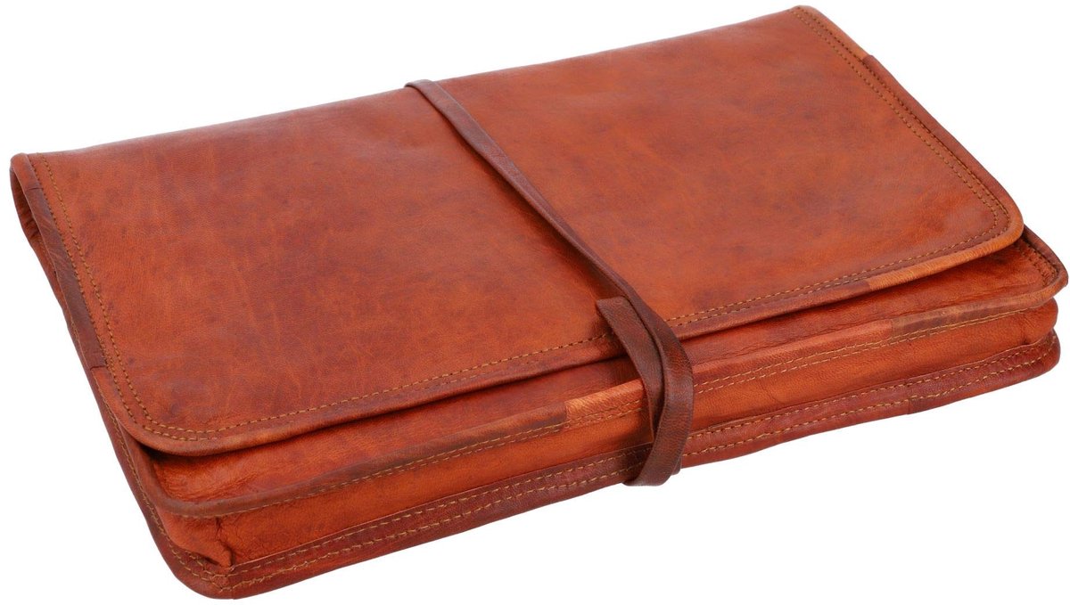 Elzusha - Laptoptas Hout - Bruin Vintage voor MacBook Pro 13"