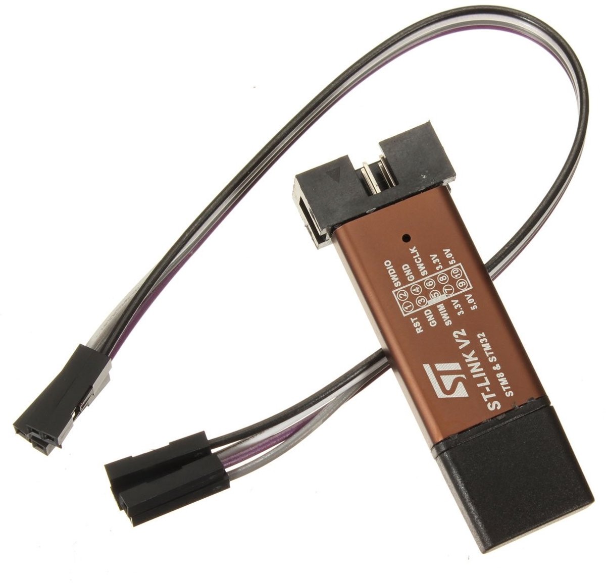 Elzusha - ST-LINK V2 Emulator voor Microcontroller Programma's