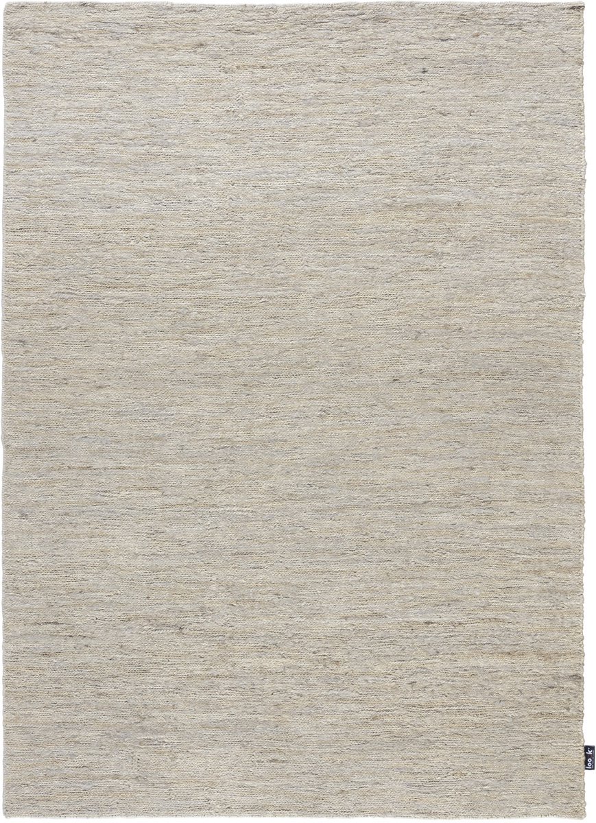 Lino Terra Sand Tapijt 170x240cm - Natuurlijk Hennep Vloerkleed - Vlakgeweven Laagpolig Tapijt - 100% Hennep – 3,5 kg/m² - Duurzaam en Stijlvol