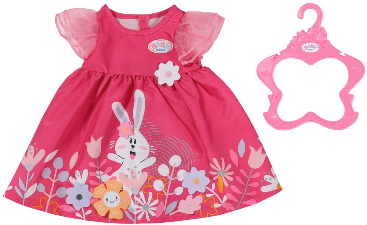 Elzusha - Bloemendress voor 43 cm Poppen