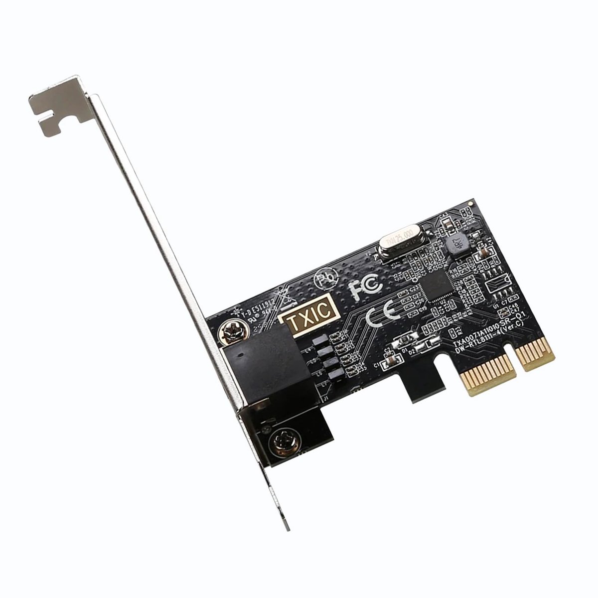 Elzusha- Netwerkkaart Gigabit Ethernet-adapter - PCI Express X1-interface - Intel 8111E-chip - 1000 Mbps - Eenvoudige installatie - Ethernetadapter