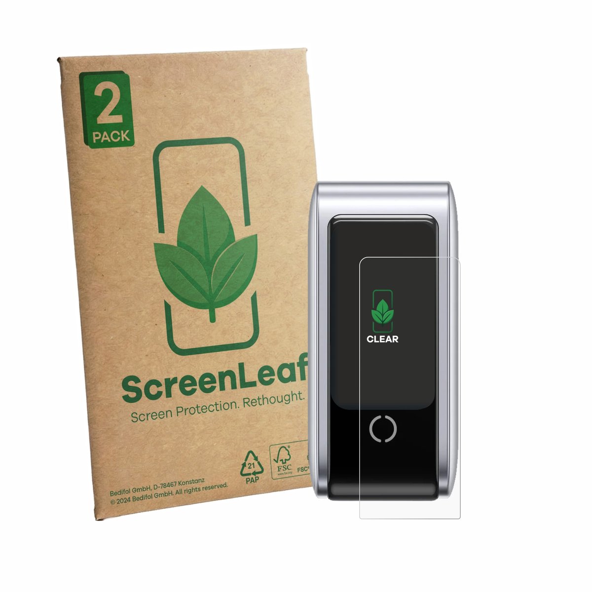 2 Stuks Screenprotector voor UGREEN Nexode Pro - Hoogwaardige Beschermfolie transparant