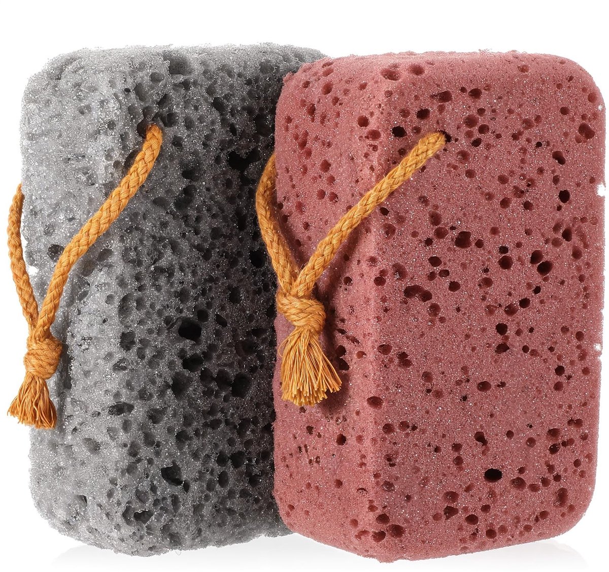 Elzusha - 2 Stuks Comfortabele Douche Spons voor Lichaamsverzorging