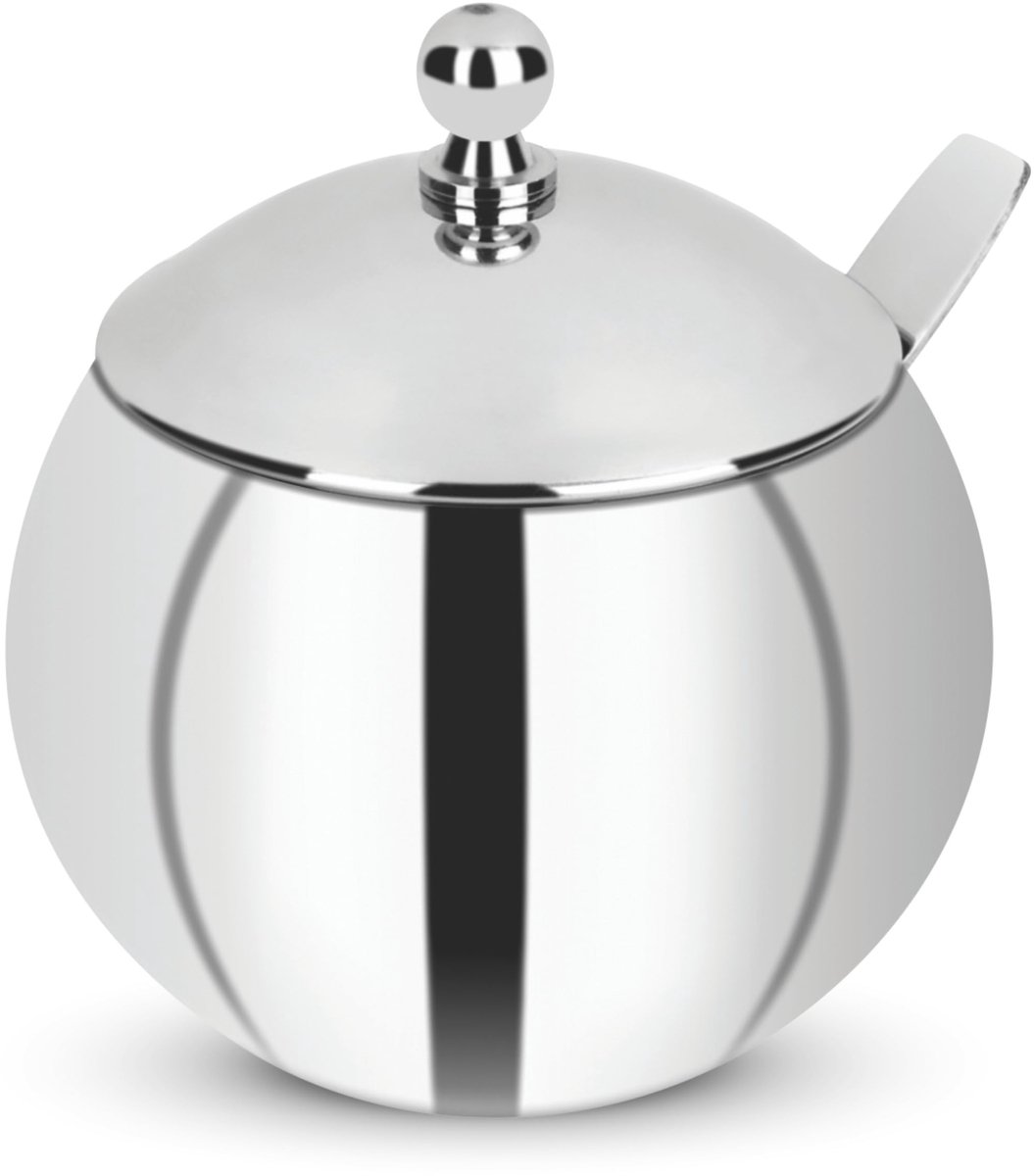 Elzusha - RVS Ghee Pot met Deksel en Lepel 300ml