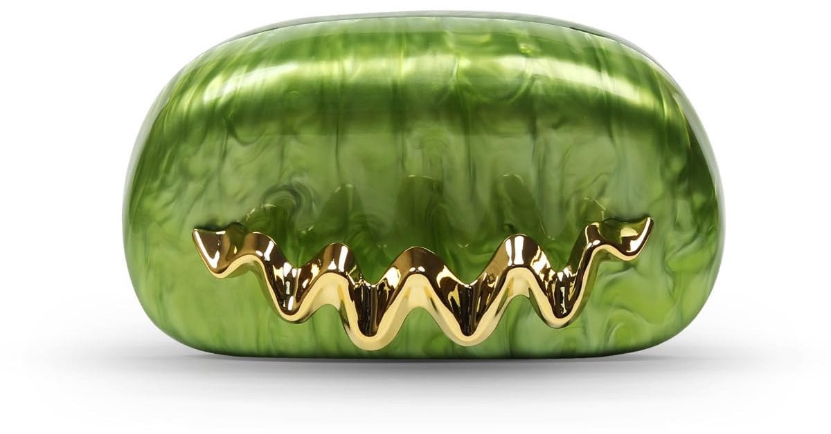 Elzusha - Elegante Clutch met Gouden Handvat voor Avonden en Feesten