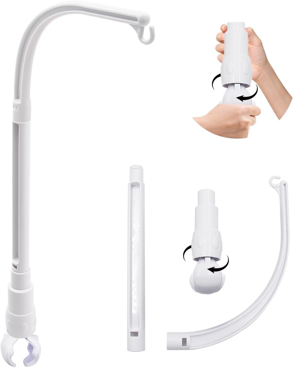 Elzusha- Mobiele Arm Verstelbaar - Babyhouder - Klauw Beugel - Wieg/Commode Houder - Decoratie - Hoogwaardig ABS Materiaal - Mobiel