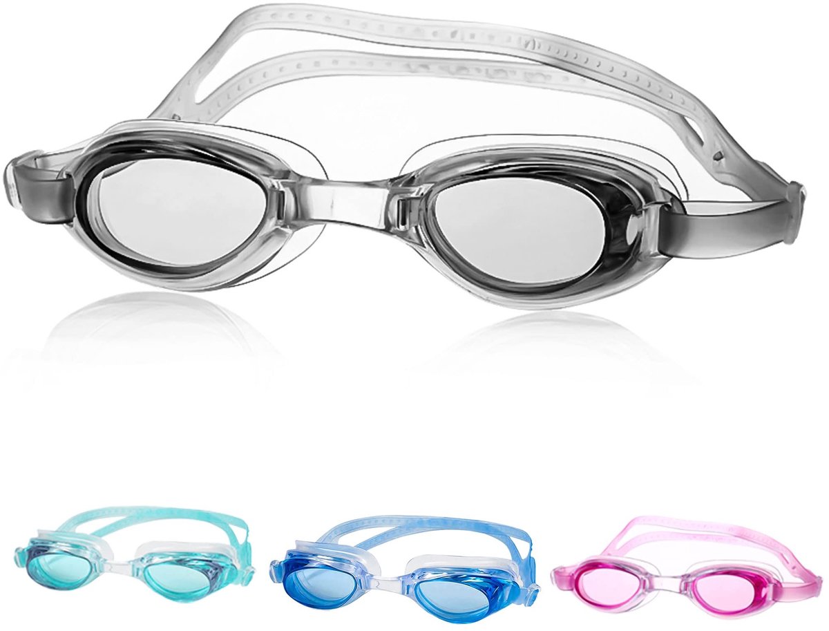 Elzusha - Zwemgoggles met UV-bescherming - Zacht Silicoon en Geen Lekken