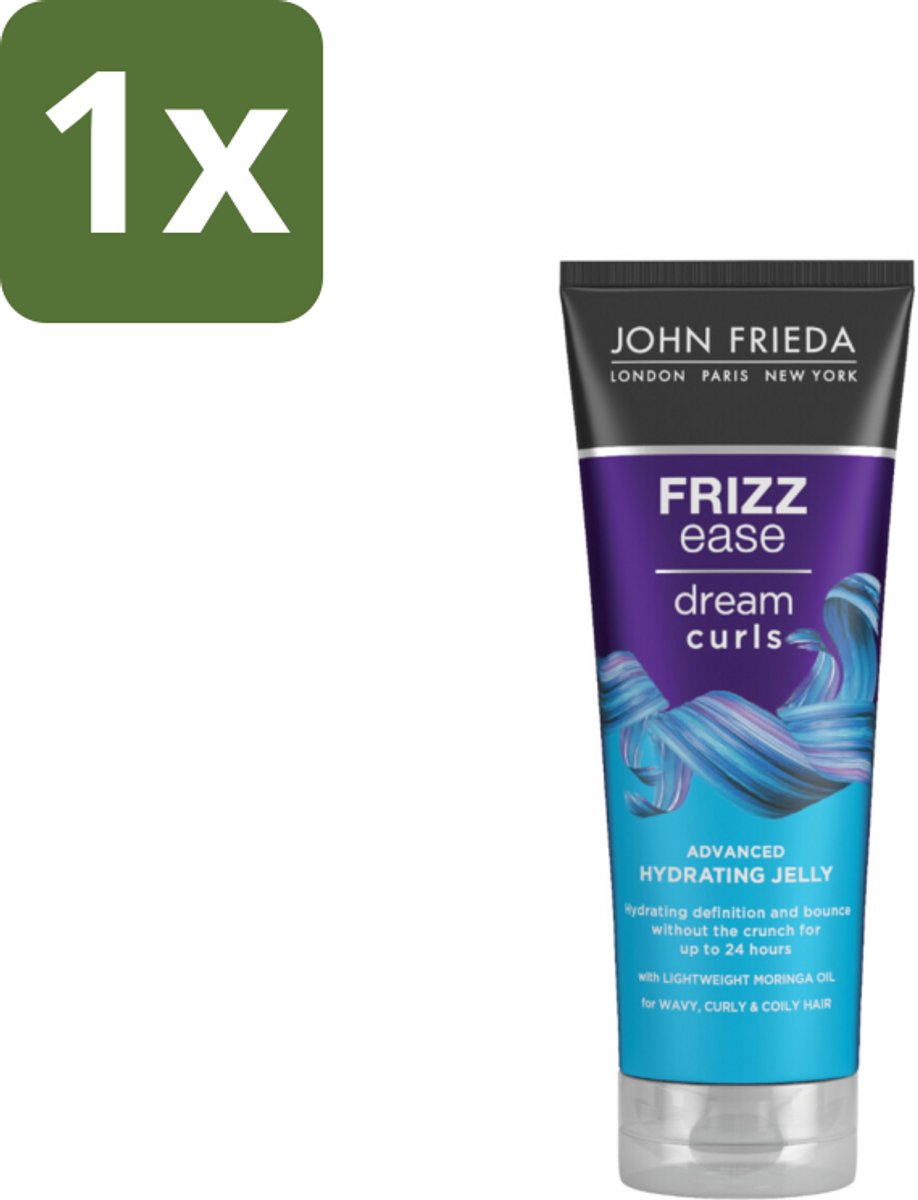 1 x John Frieda – Haarverzorging – Dream Curls Advanced Hydrating Jelly – Intens hydraterend – 200 ml - Kabel - Kabels - Kabelsysteem - Kabelsysteem