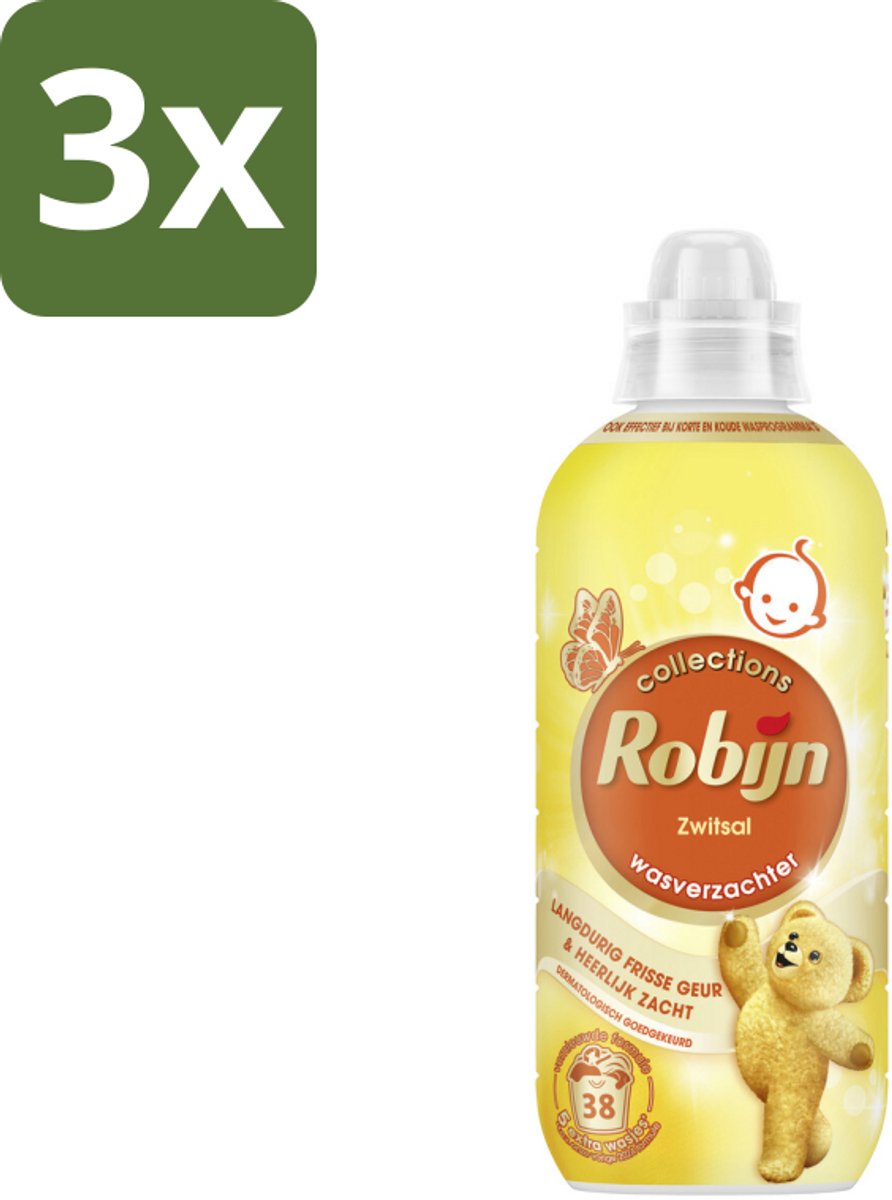 3 x Robijn – Wasverzachter – Zwitsalgeur – 765 ml - Koffiezetapparaat