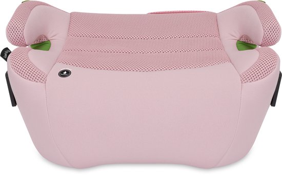 Lionelo Luuk FIX i-Size - Zitverhoger - ISOFIX - Autostoel Booster - 22-36 kg, 125-150 cm - Voorwaarts Gericht - i-Size R129/04 - Brede Zitting met Dri-Seat & EPE-schuim - Armleuningen - Roze — afbeelding 4