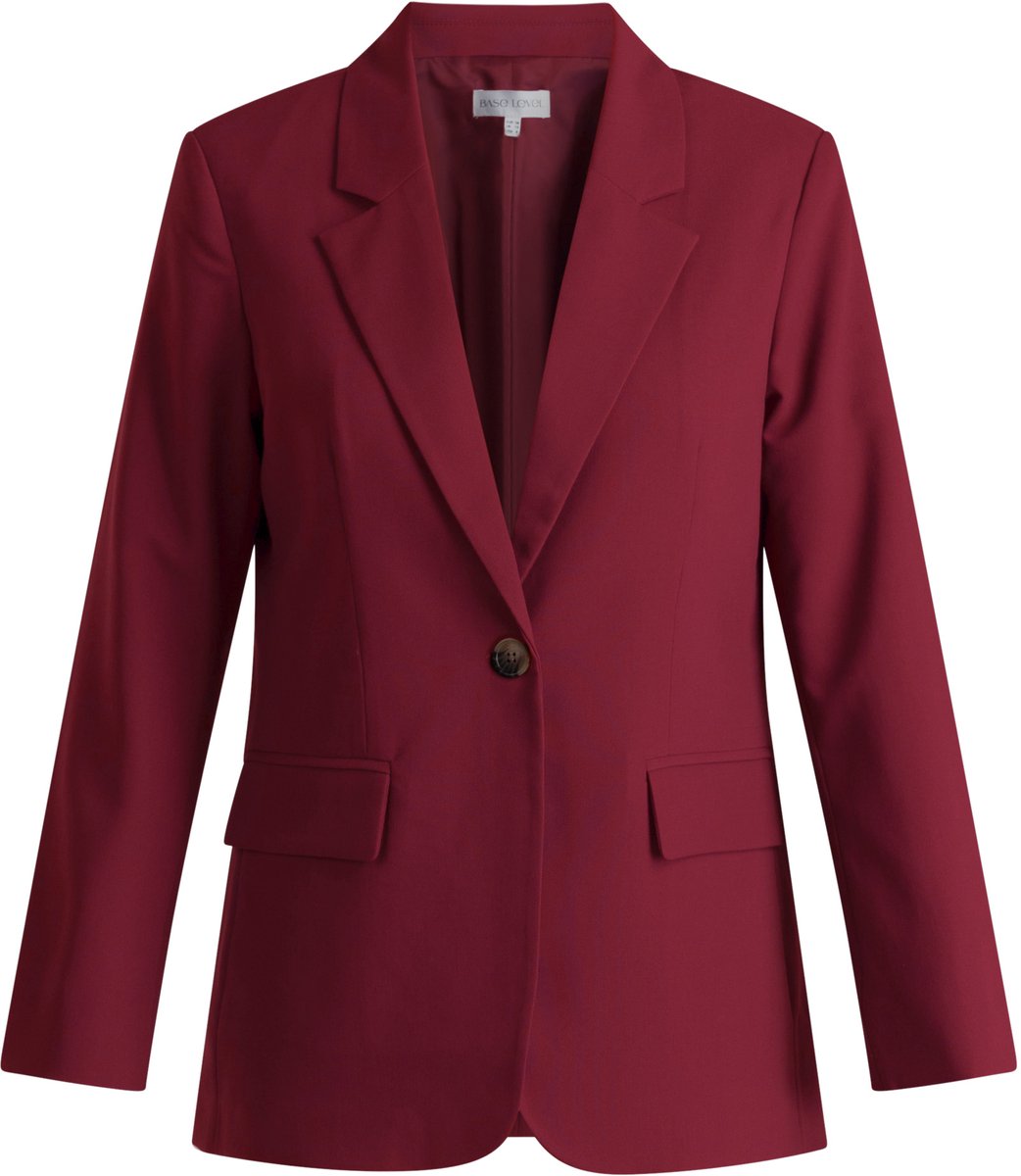 BASE LEVEL CURVY Yelena Cover ups - Wine Red - maat 5(58/60)
