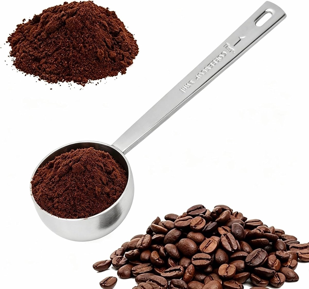 15ml RVS Koffiemaatlepel met Lange Handgreep voor Hoge Jars en Precisie Maten